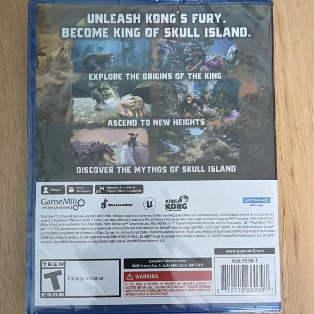 Skull Island: Rise of Kong PlayStation 5 - Brand New - Factory Sealed